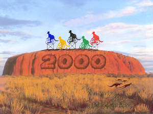 ayers rock abstract